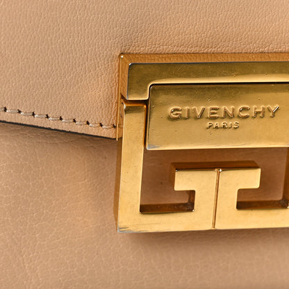 Givenchy Goatskin Suede Mini GV3 Shoulder Bag Nude 9 of 10