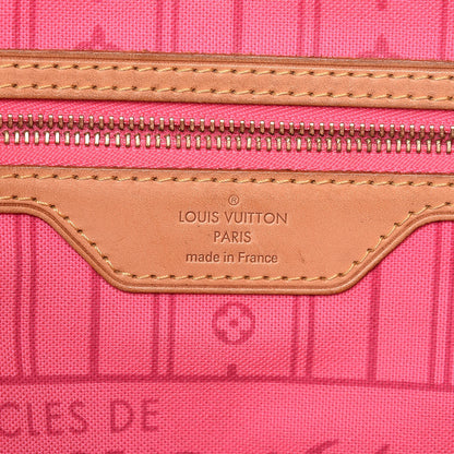 Louis Vuitton Monogram Roses Neverfull MM 6 of 12