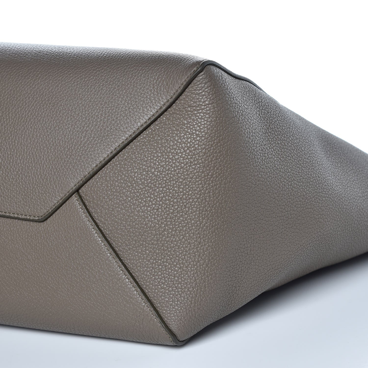 Celine Soft Grained Calfskin Small Belt Cabas Phantom Taupe 7 of 9