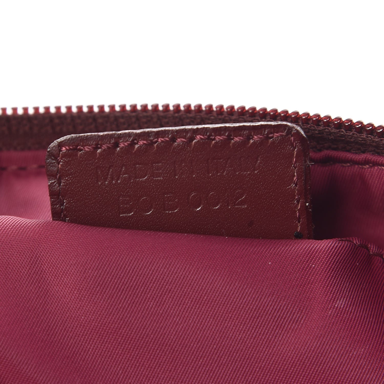 Christian Dior Monogram Shoulder Bag Pochette Burgundy 9 of 11