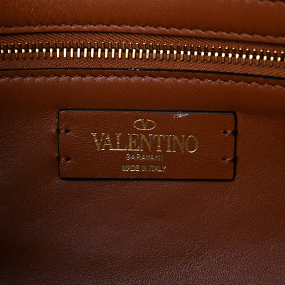 Valentino Garavani Denim Large Roman Stud Shoulder Bag Light Denim Selleria 6 of 11