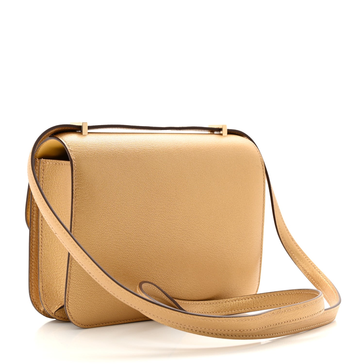 Hermes Metallic Chevre Chamkilight Constance 18 Dore 3 of 10