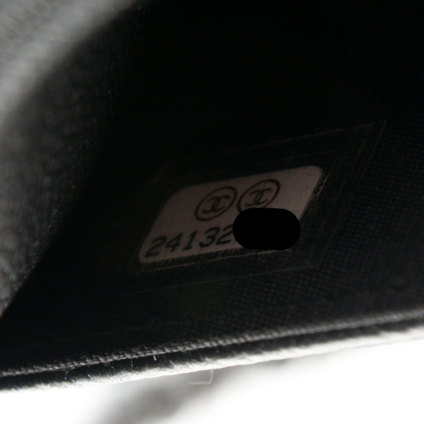 Caviar Quilted Boy Wallet On Chain WOC So Black