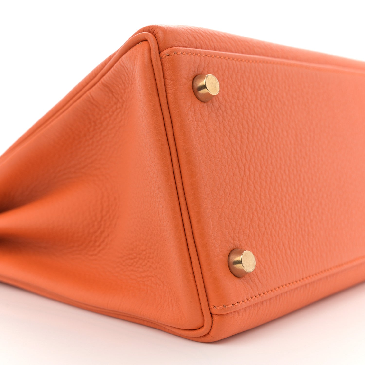 Hermes Togo Kelly Retourne 32 Orange 9 of 12