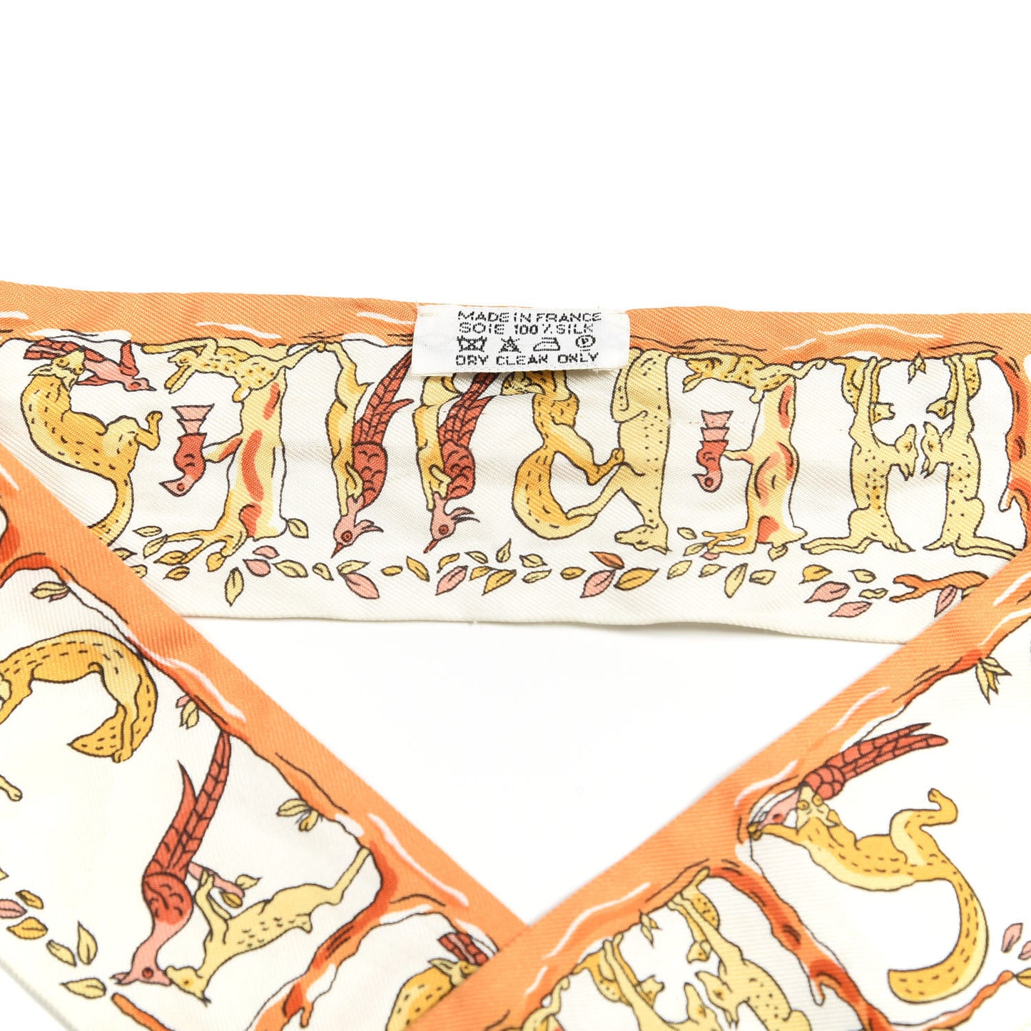 Silk Alphabet Twilly