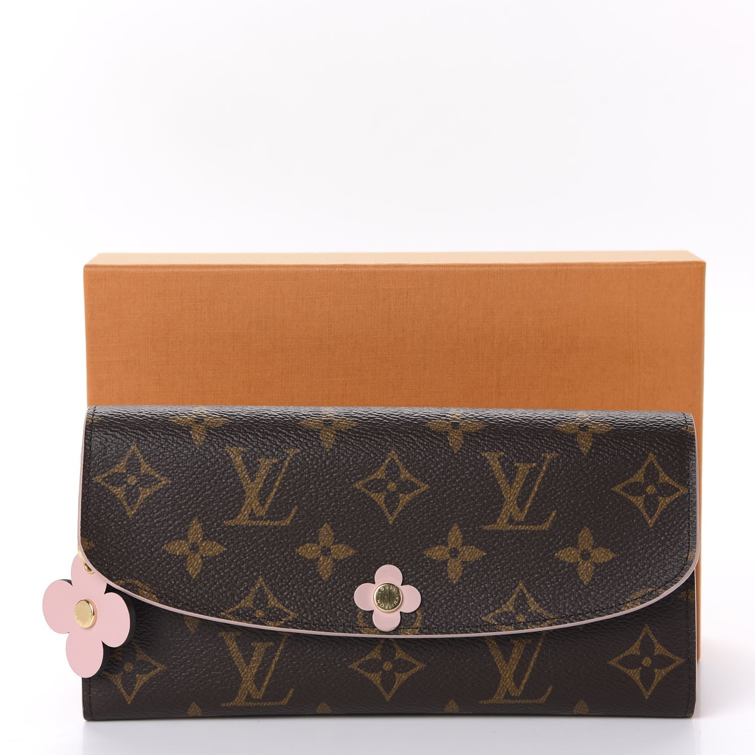 Louis Vuitton Monogram Bloom Flower Emilie Wallet 10 of 10