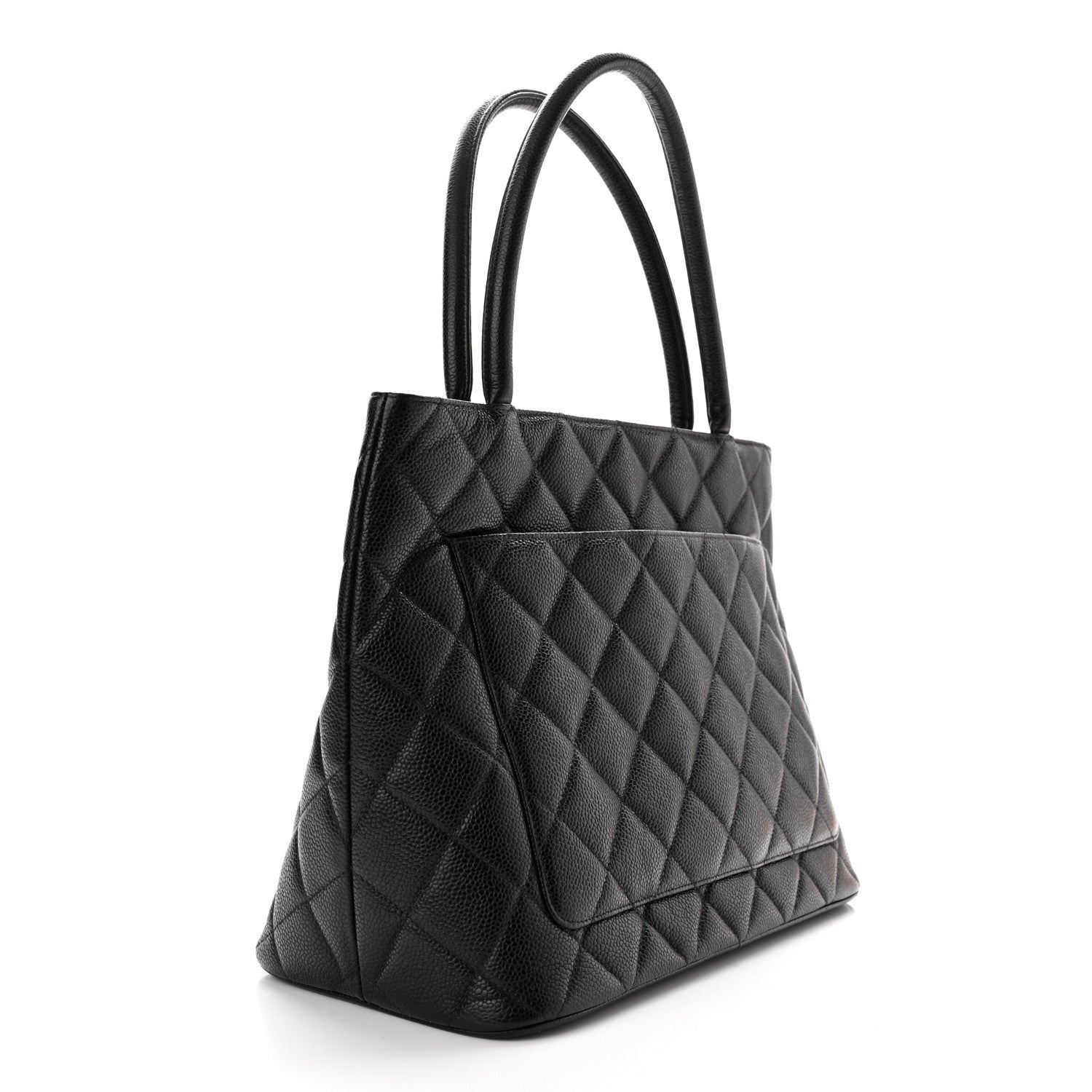Chanel Caviar Quilted Medallion Tote Black 3 of 10
