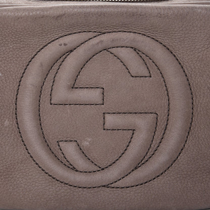 Gucci Vitello Range Small Soho Disco Bag Grey Field 8 of 13