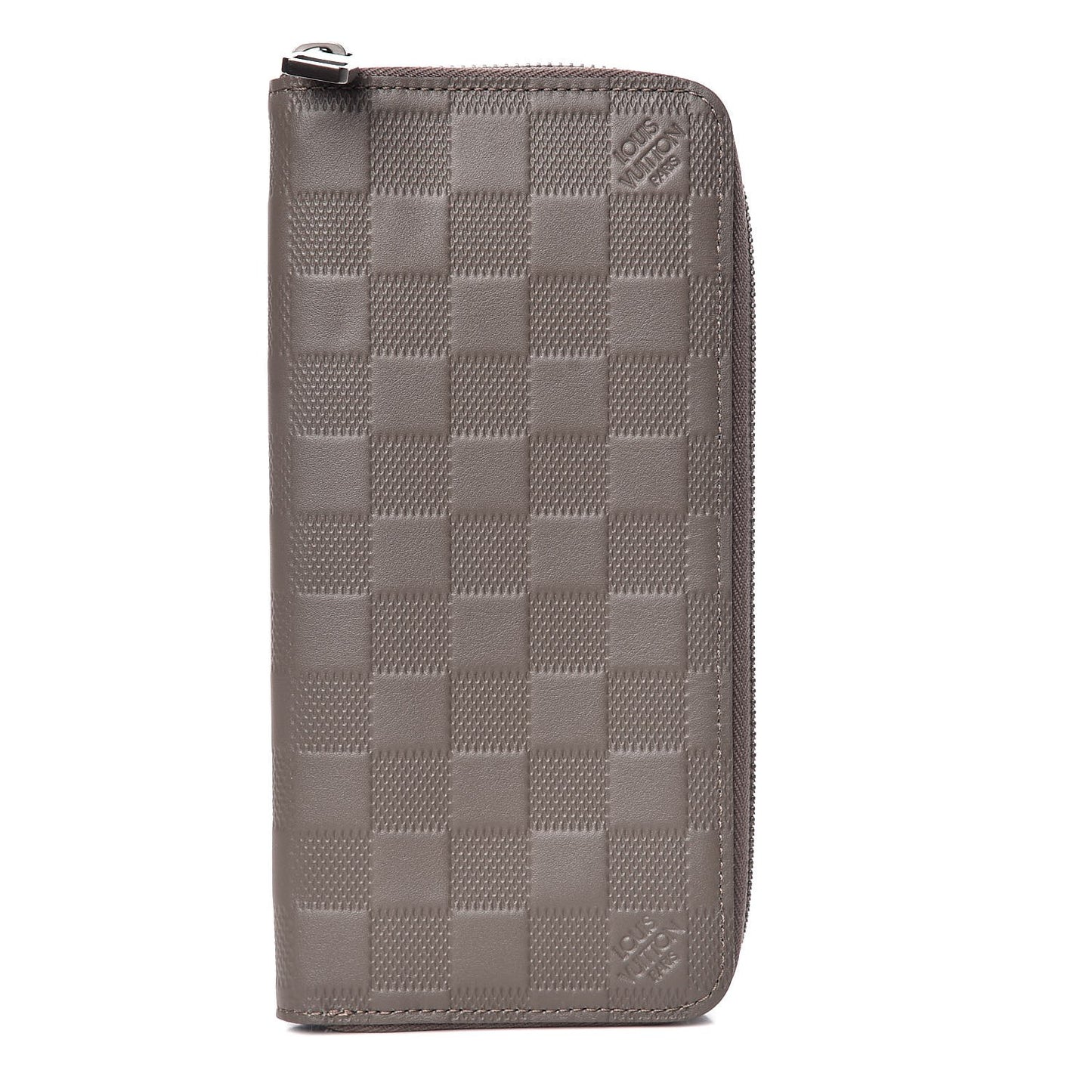 Damier Infini Zippy Vertical Wallet Granit