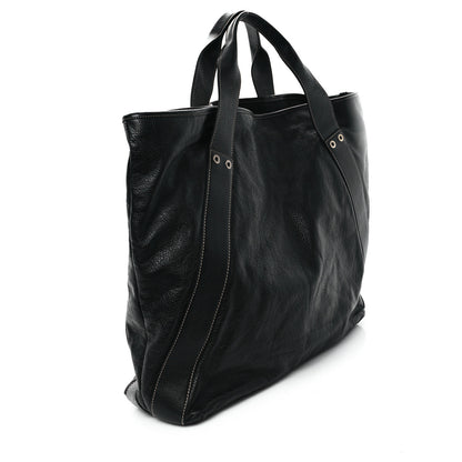 Gucci Leather Large Tote Unisex Black 3 of 11