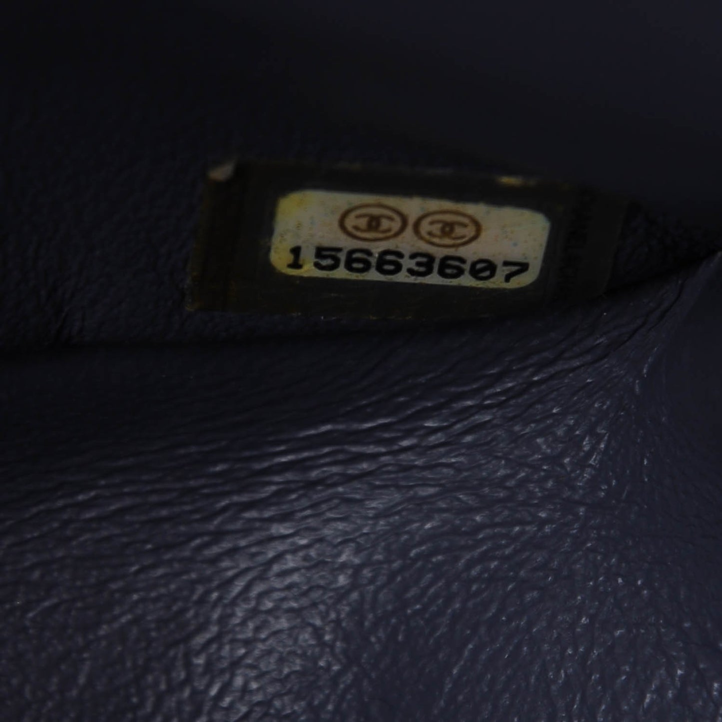 Lambskin Quilted Jumbo Double Flap Blue