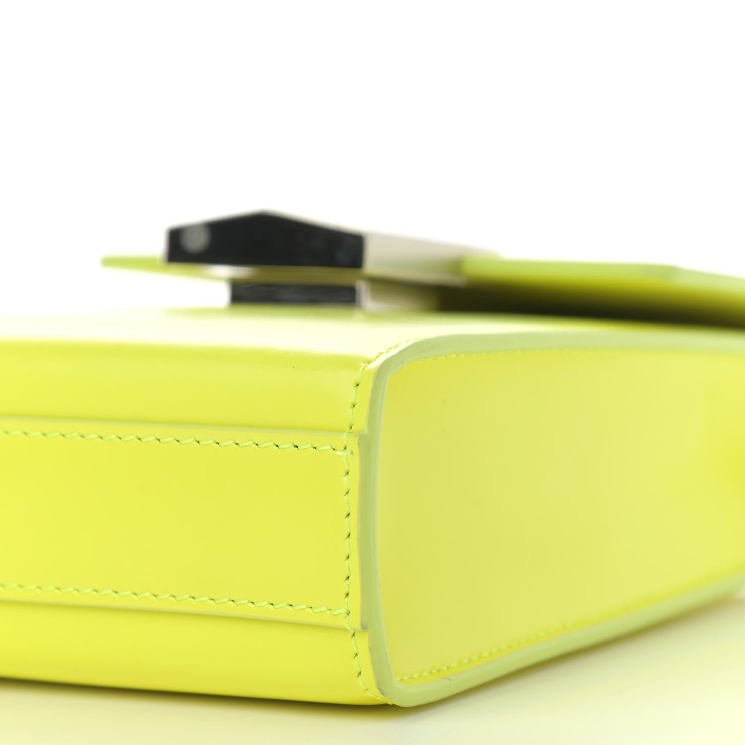 Givenchy Box Calfskin Mini 4G Vertical Bag Fluo Yellow 10 of 12