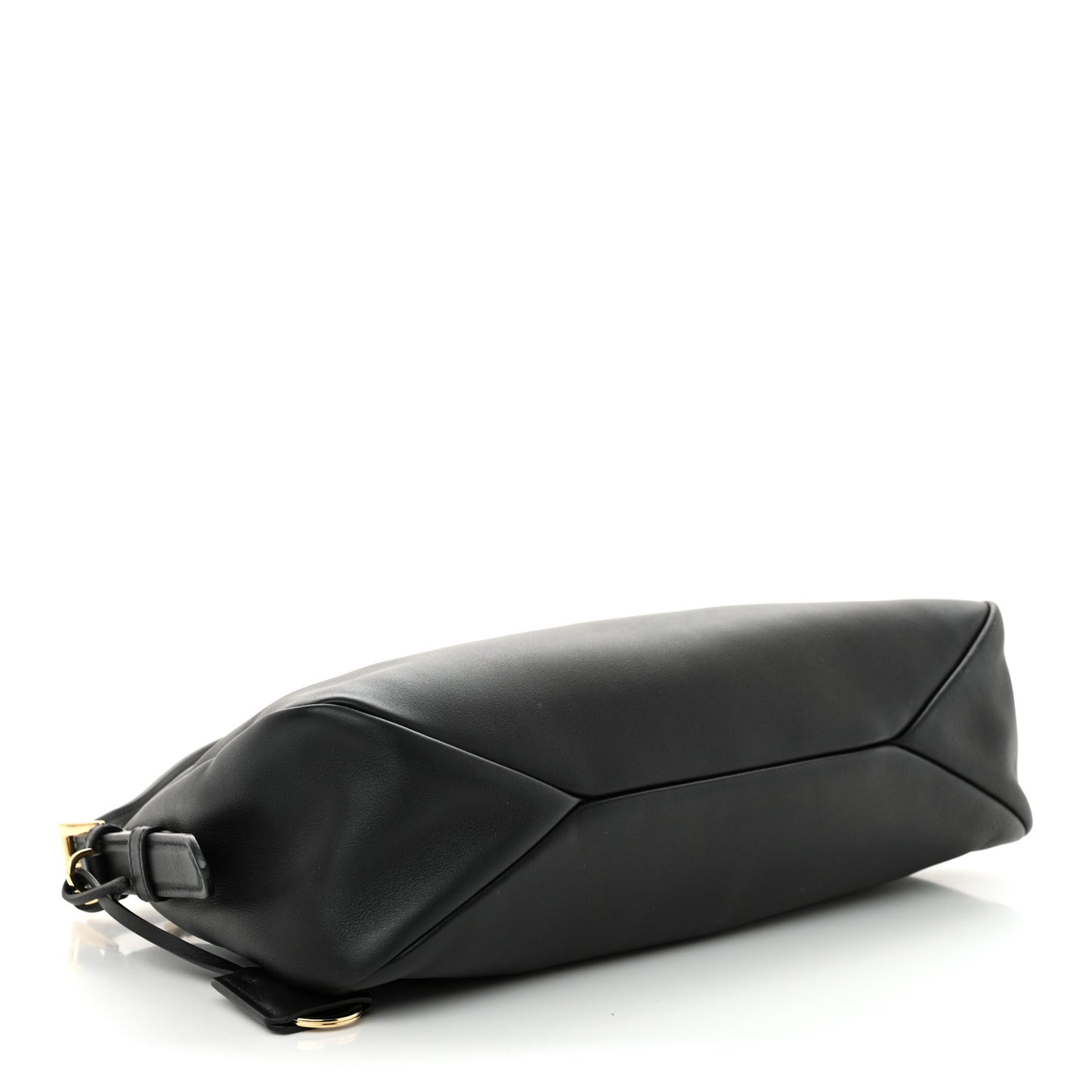 Soft Calfskin Medium Aimee Shoulder Bag Black