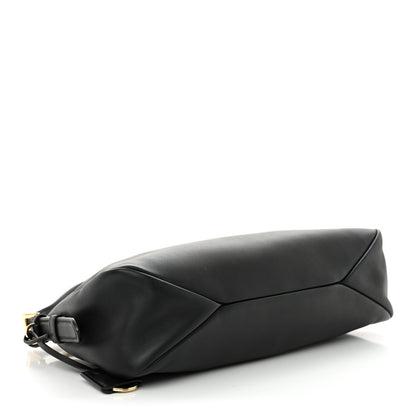 Prada Soft Calfskin Medium Aimee Shoulder Bag Black 4 of 10
