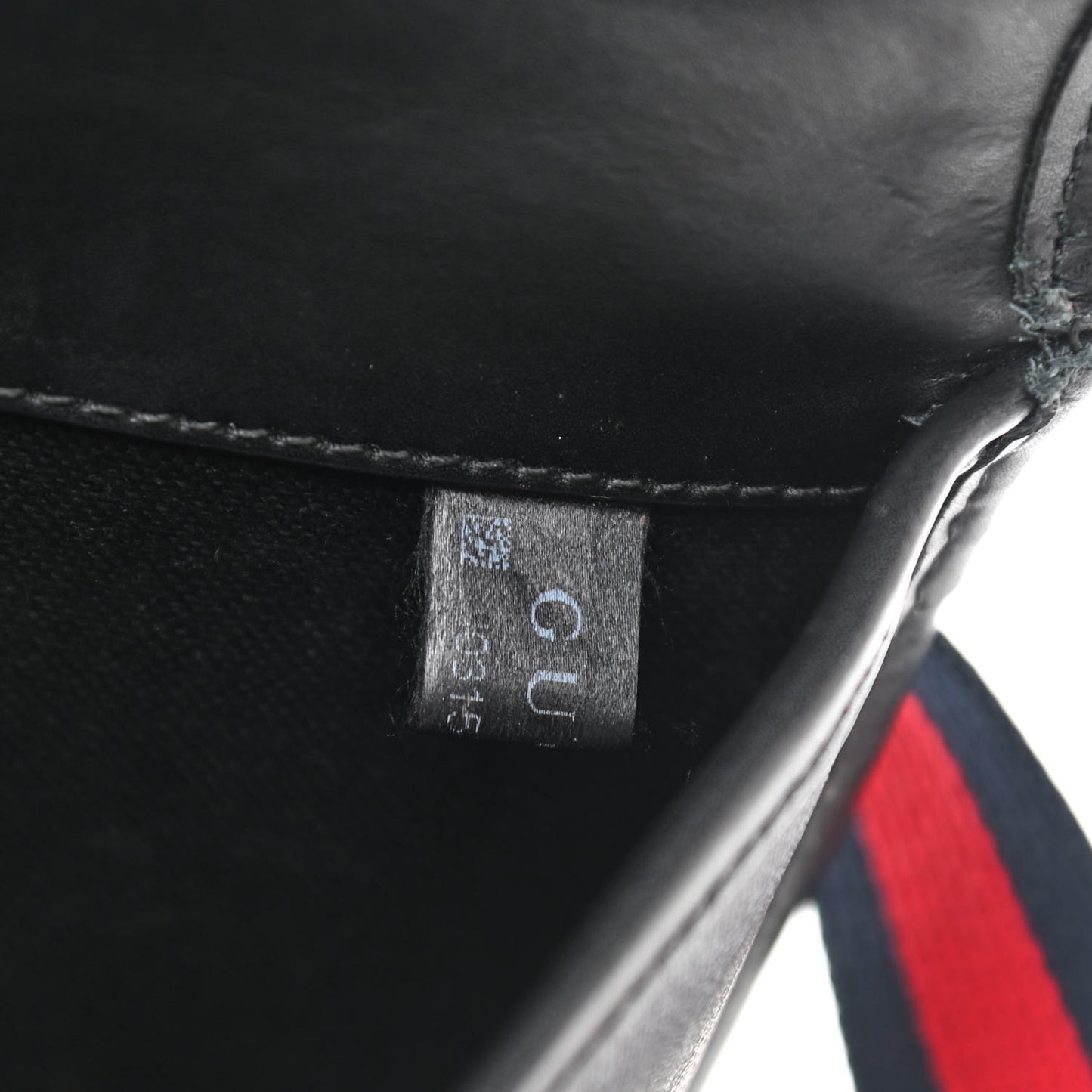 GG Supreme Monogram Web Slim Belt Bag Black Grey