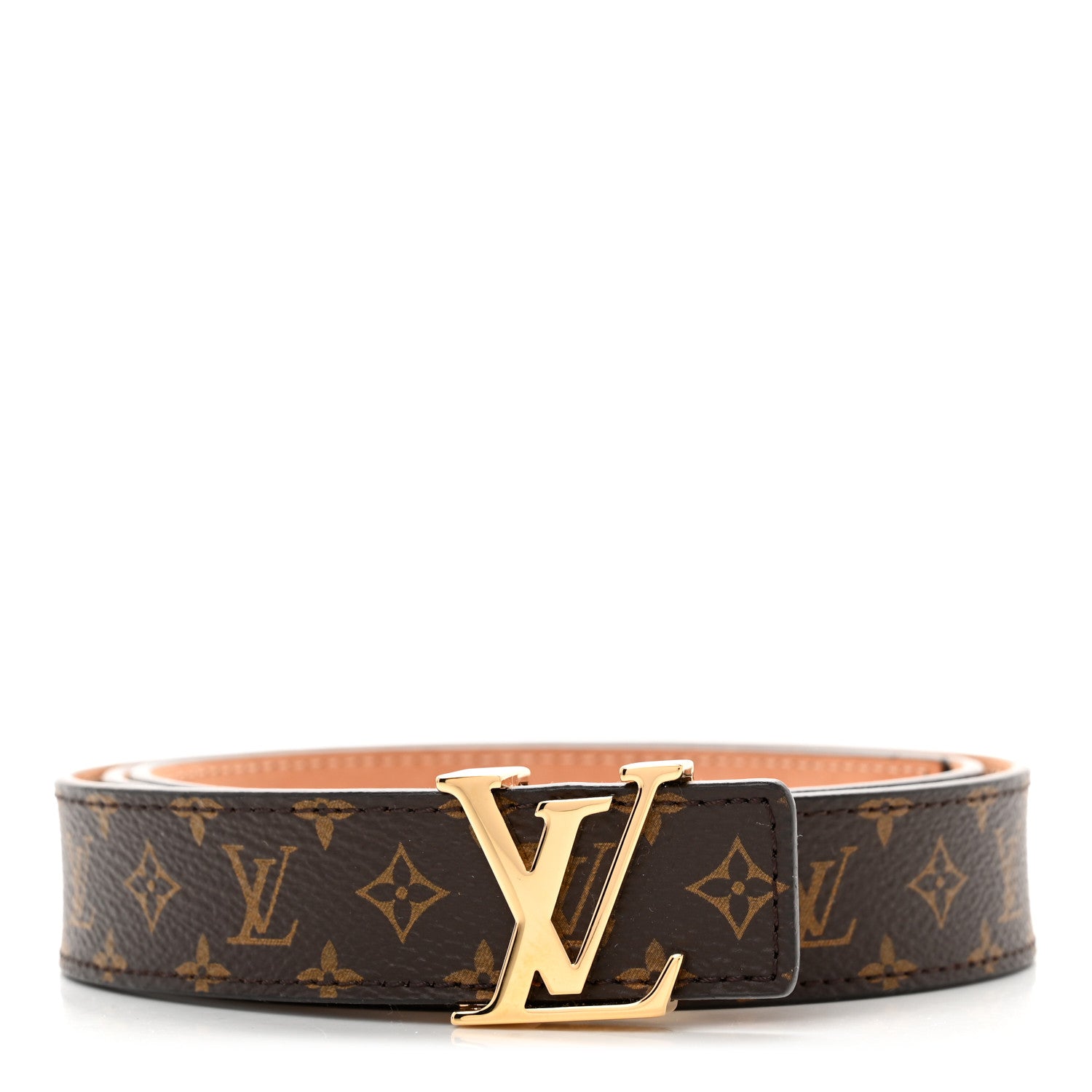 Louis Vuitton Monogram 25mm LV Initiales Belt 85 34 1 of 7