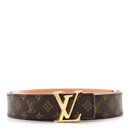 Louis Vuitton Monogram 25mm LV Initiales Belt 85 34 1 of 7
