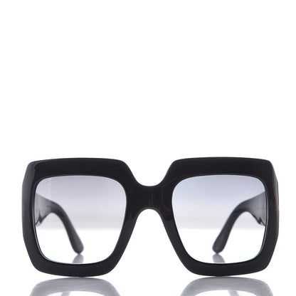 Gucci Acetate Square Frame Sunglasses GG0053S Black 3 of 7