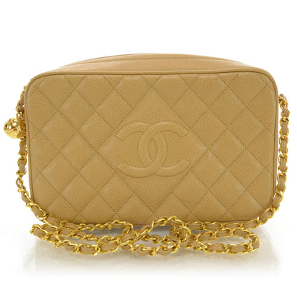 Chanel Caviar Camera Case Dark Beige 1 of 7