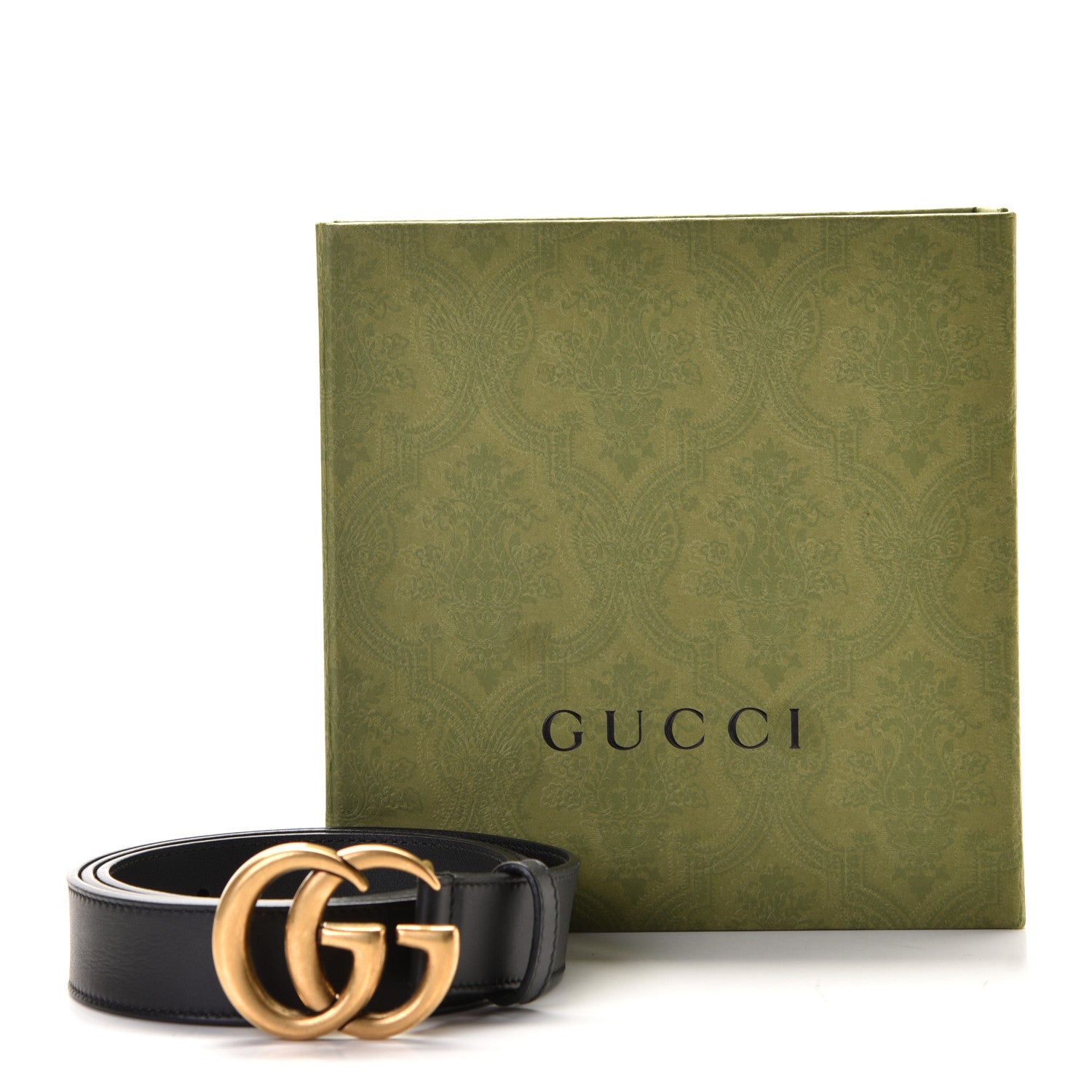 Gucci Calfskin Double G 30mm Belt 100 40 Black 3 of 11