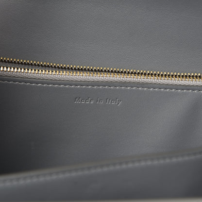 Celine Box Calfskin Medium Classic Box Flap Bag Zinc 7 of 11