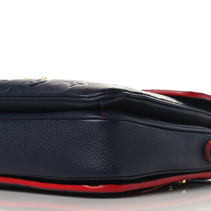 Louis Vuitton Empreinte Pochette Metis Marine Rouge 9 of 9