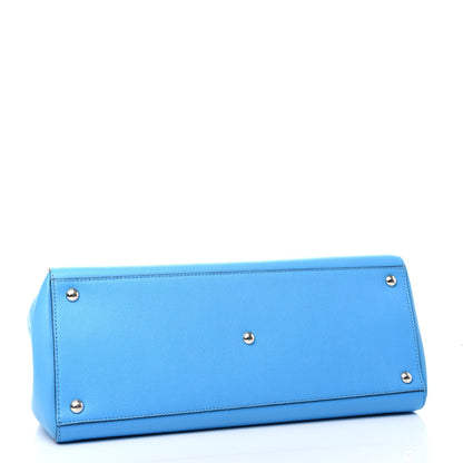 Fendi Vitello Elite Medium 2Jours Tote Maldives 4 of 9