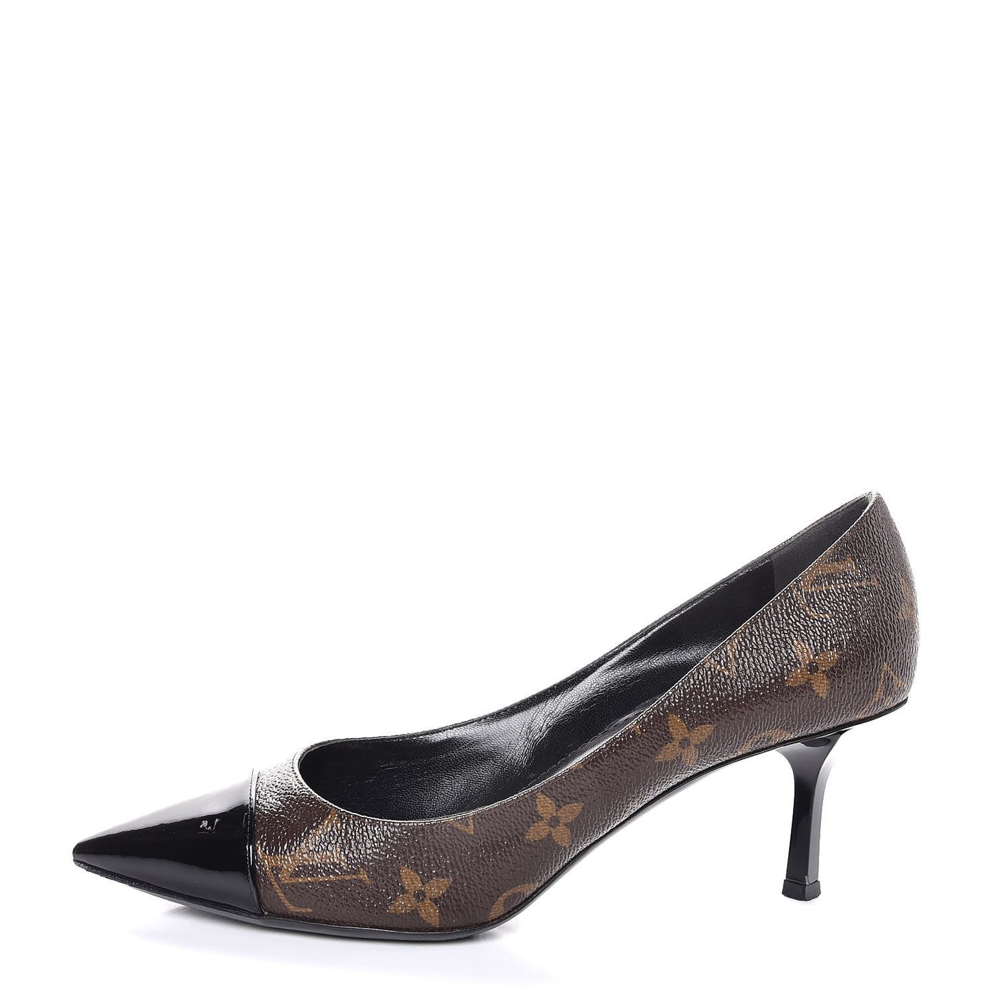 Patent Monogram Fetish Pumps 36