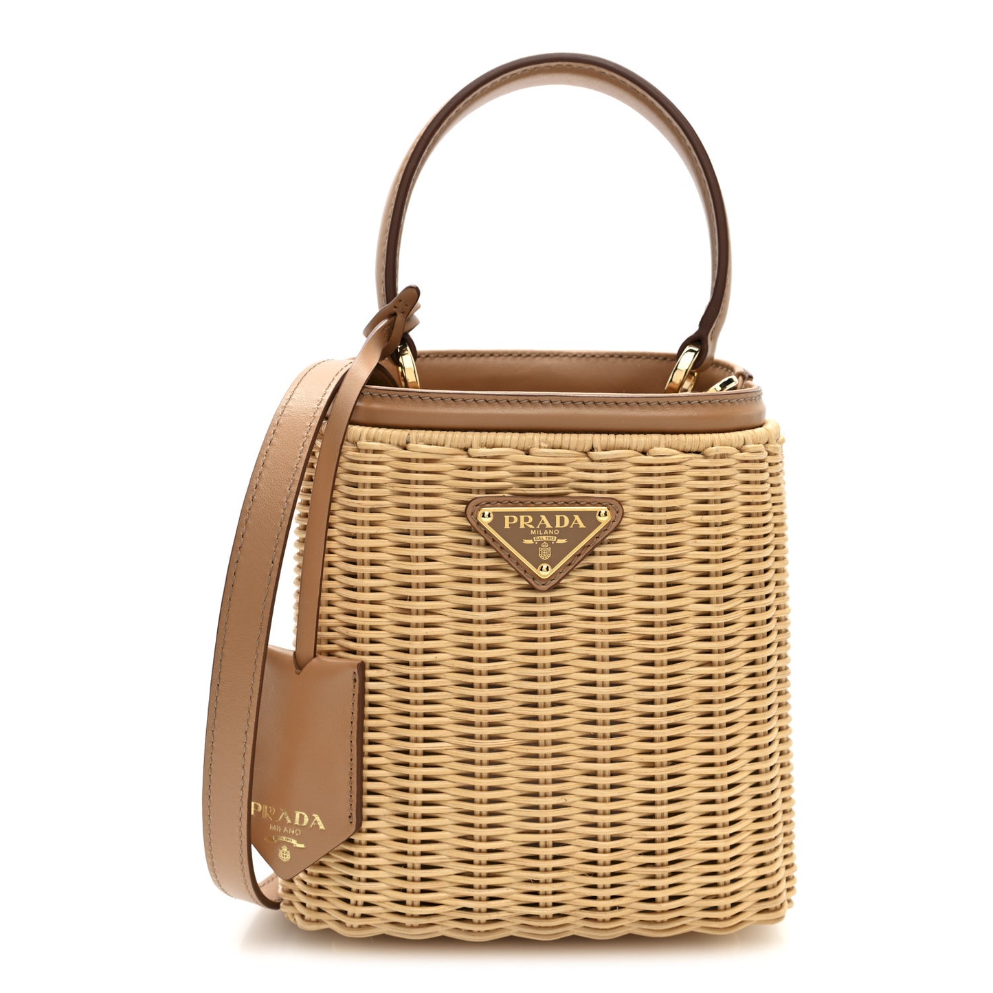 Wicker Mini Panier Bag Naturale