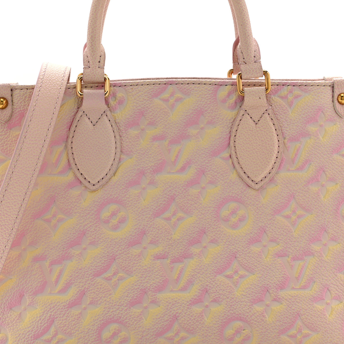 Louis Vuitton Empreinte Monogram Summer Stardust Onthego PM Pink 7 of 9