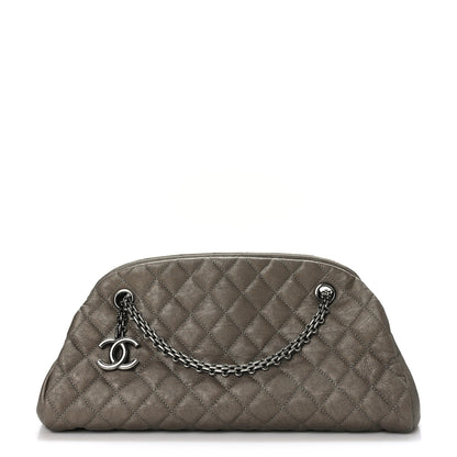 Chanel Metallic Caviar Quilted Medium Just Mademoiselle Beige 1 of 10
