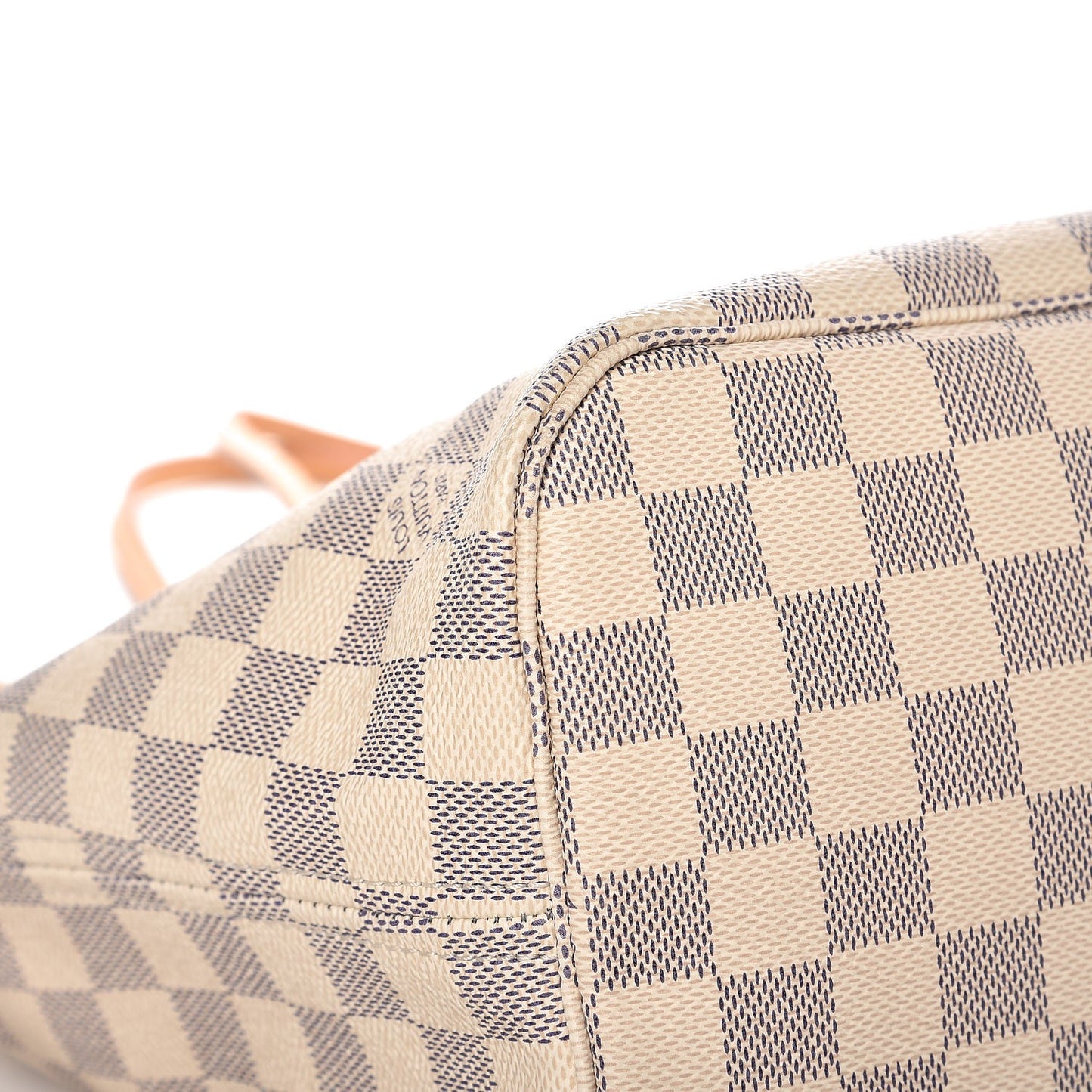 Damier Azur Neo Neverfull MM Rose Ballerine