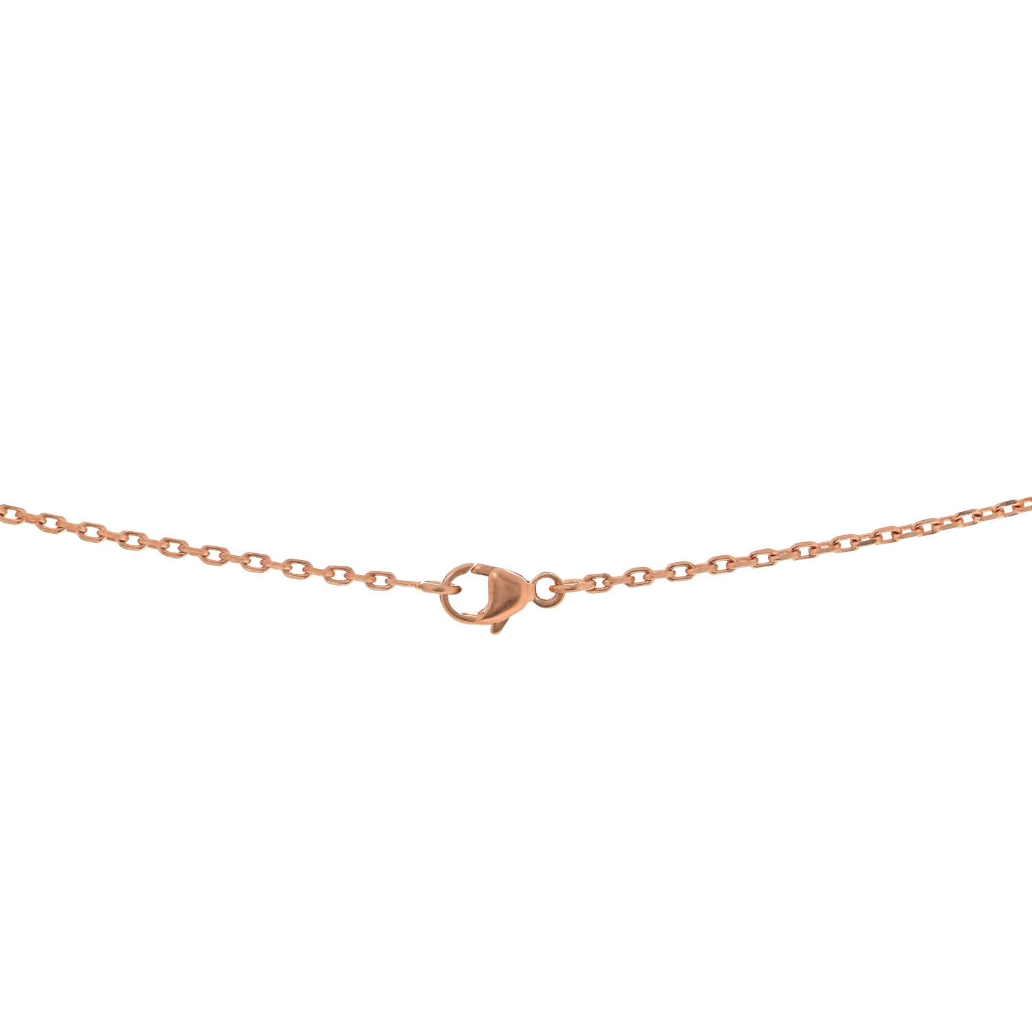 Hermes Lacquered Rose Gold Mini Pop H Pendant Necklace Black 3 of 4