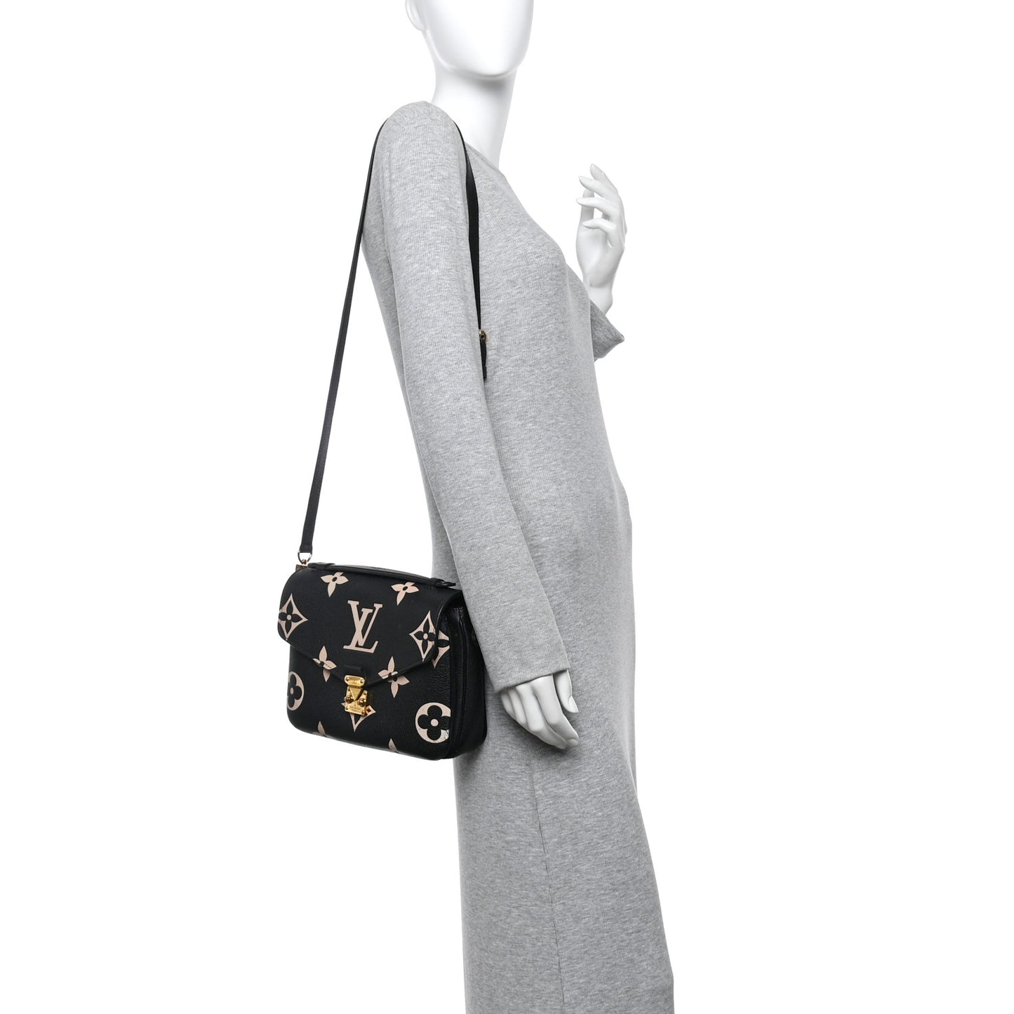 Empreinte Monogram Giant Pochette Metis Black Beige