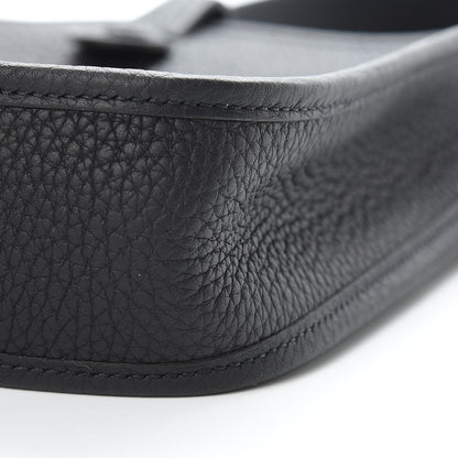 Hermes Taurillon Clemence Evelyne TPM Black 10 of 11