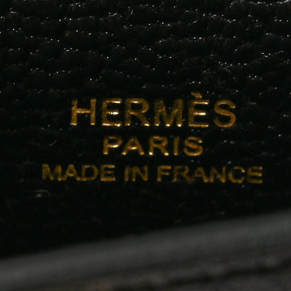 Hermes Tadelakt Mini Kelly Twilly Bag Charm Black 4 of 7