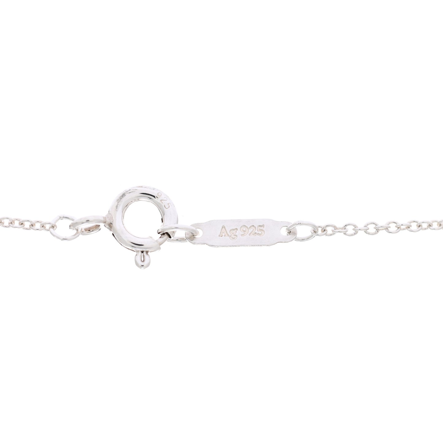 Sterling Silver 1837 Interlocking Circles Pendant Necklace
