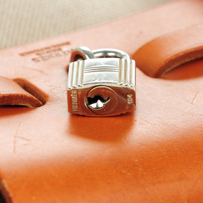 Hermes Toile Vache Calfskin Herbag 30 PM Backpack Natural 10 of 14