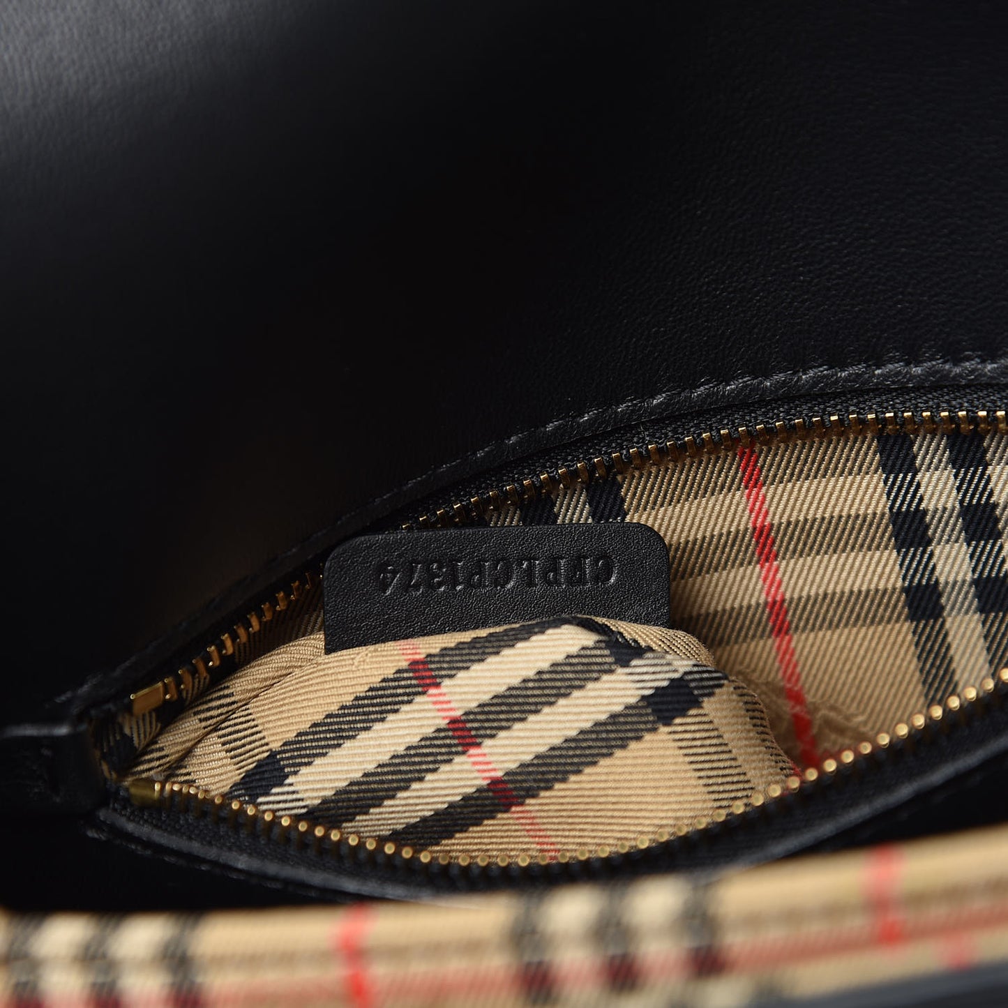 Soft Calfskin Link Flap Crossbody Black