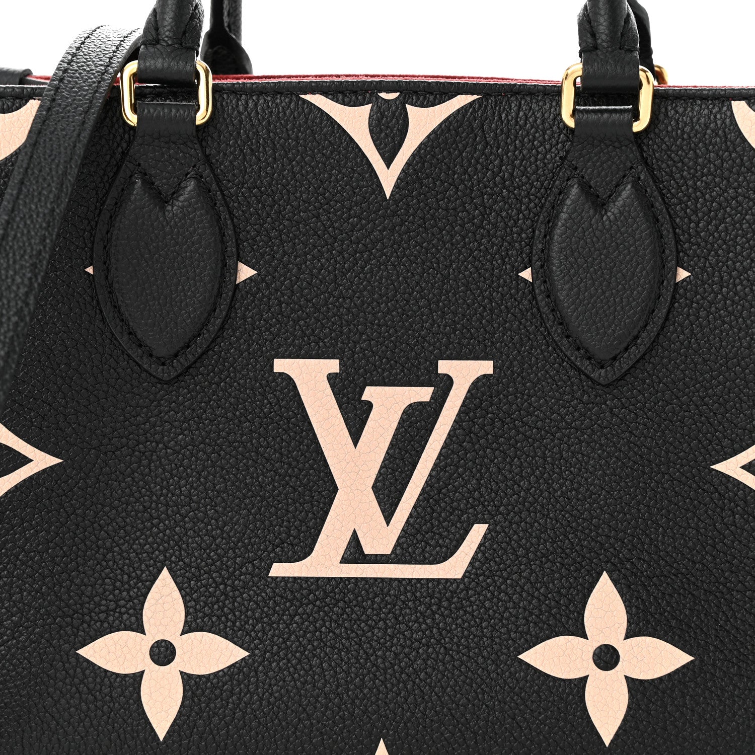 Louis Vuitton Empreinte Monogram Giant Onthego PM Black Beige 7 of 10