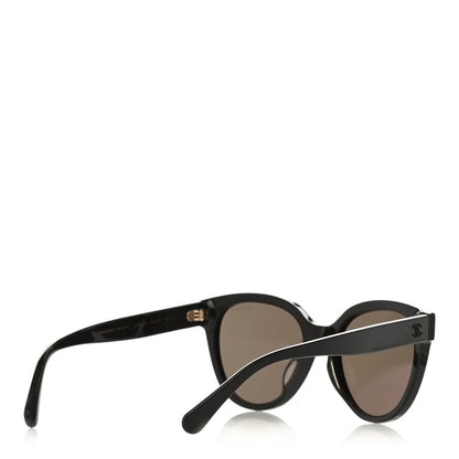 Chanel Acetate CC Butterfly Sunglasses 5414 Black 4 of 9