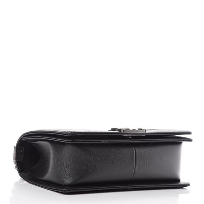 Chanel Caviar Quilted Medium Boy Flap Black 4 of 10