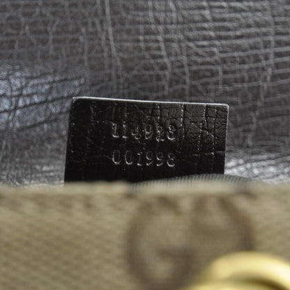 Gucci Monogram Horsebit Clutch Ebony 8 of 8