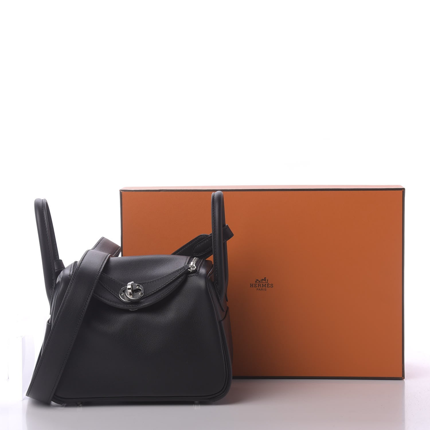 Hermes Swift Mini Lindy 20 Black 10 of 10