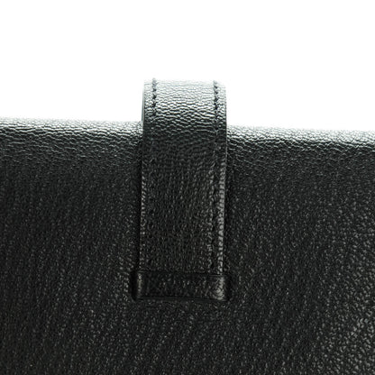Hermes Chevre Mysore Bearn Tri-Fold Wallet Black 2 of 11