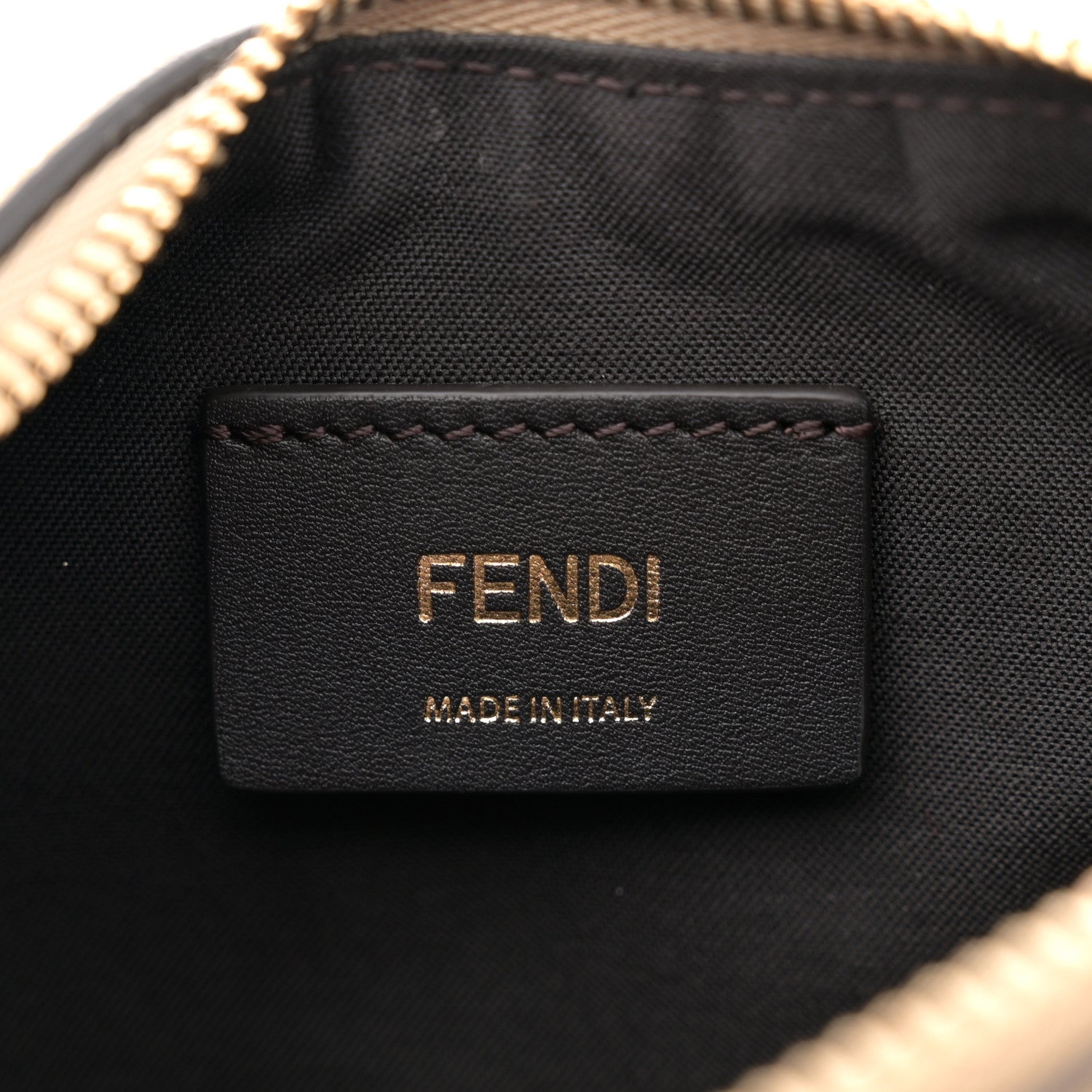 Fendi Crystal Vitello Laminato Suede FF Mini Fendigraphy Hobo Bag Platino 6 of 12