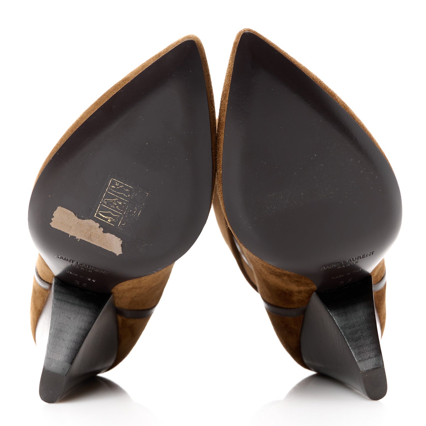 Suede Liz 85 Wedge Booties 36 Dark Land