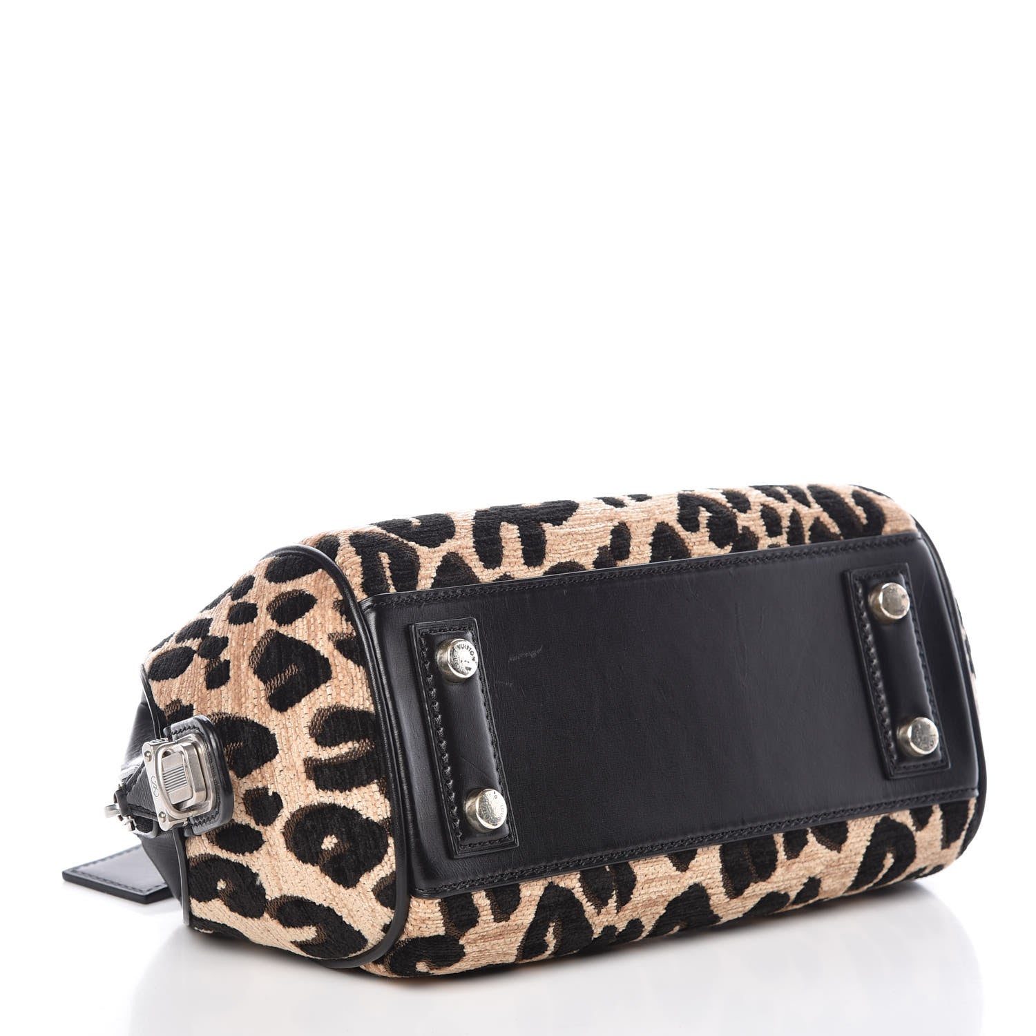 Louis Vuitton Jacquard Velvet Leopard Print Stephen Sprouse Baby Bag 4 of 17