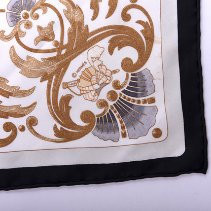 Hermes Silk Cheval Turc Pocket Square 2 of 4