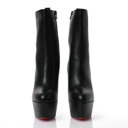 Christian Louboutin Calfskin Dolly Alta Booty 160 Ankle Boots 40 Black 2 of 11